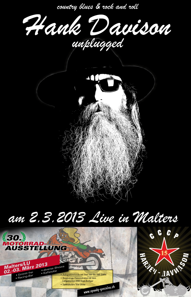 Plakat Hank Davidson